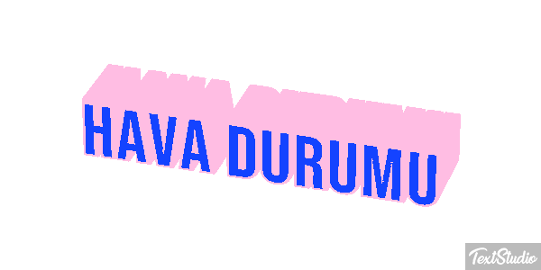 Hava Durumu Efeito do texto