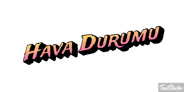 Hava Durumu Efeito do texto
