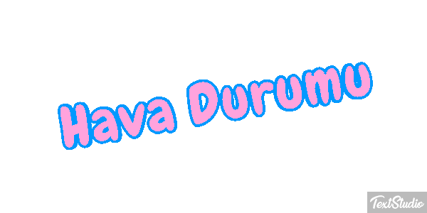 Hava Durumu Efeito do texto