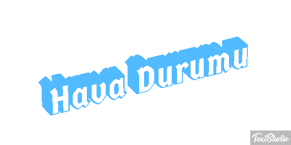 Hava Durumu Efeito do texto