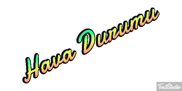 Hava Durumu Efeito do texto