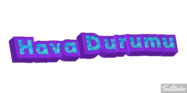 Hava Durumu Efeito do texto