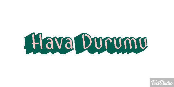 Hava Durumu Efeito do texto