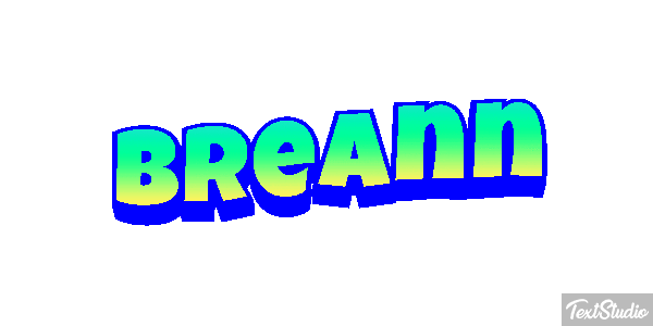 Breann Text effect