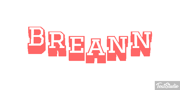 Breann Text effect