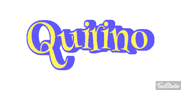 Quirino Effetto testo