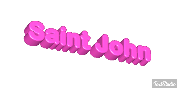 Saint John Efekt tekstowy