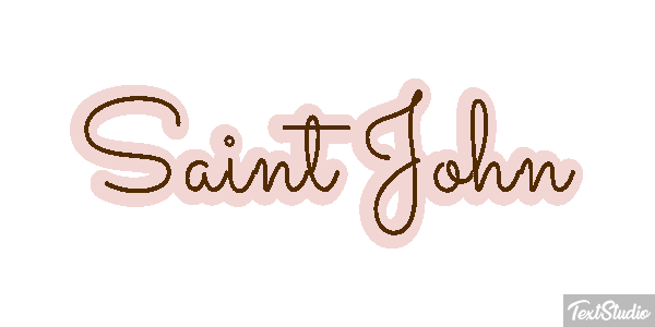 Saint John Efekt tekstowy