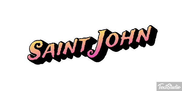 Saint John Efekt tekstowy