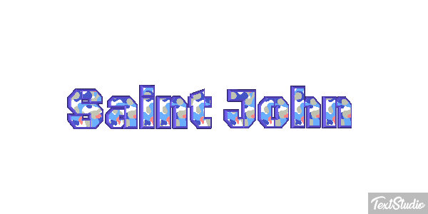 Saint John Efekt tekstowy