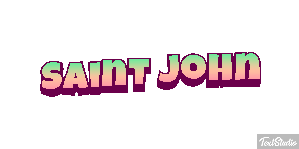 Saint John Efekt tekstowy