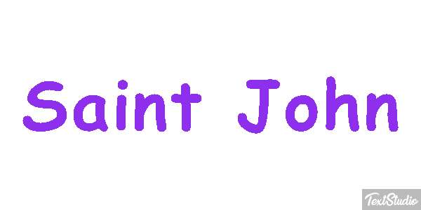 Saint John Efekt tekstowy