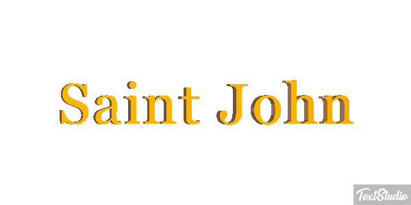 Saint John Efekt tekstowy