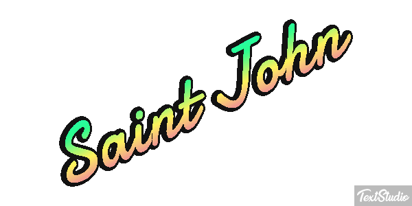 Saint John Efekt tekstowy