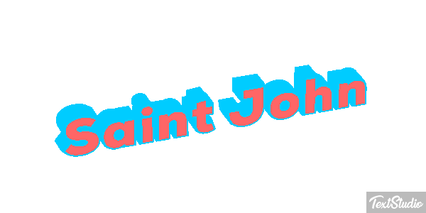 Saint John Efekt tekstowy