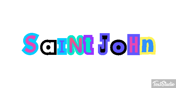 Saint John Efekt tekstowy