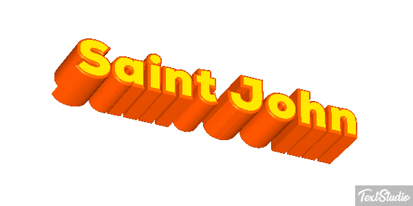 Saint John Efekt tekstowy
