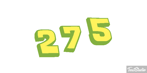 275 Text effect