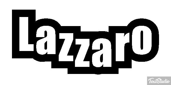 Lazzaro Effetto testo