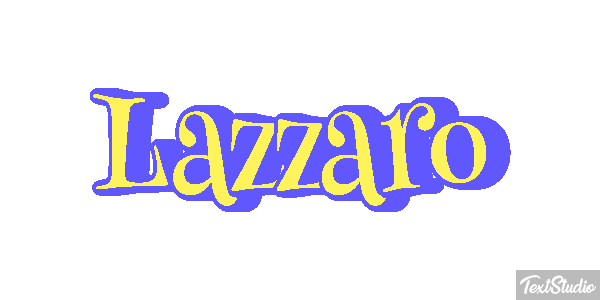 Lazzaro Effetto testo