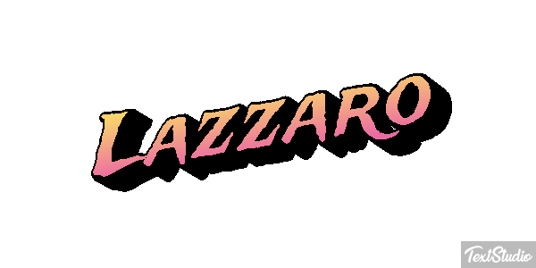 Lazzaro Effetto testo