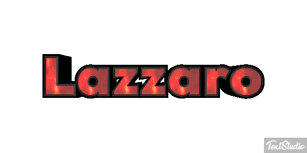 Lazzaro Effetto testo