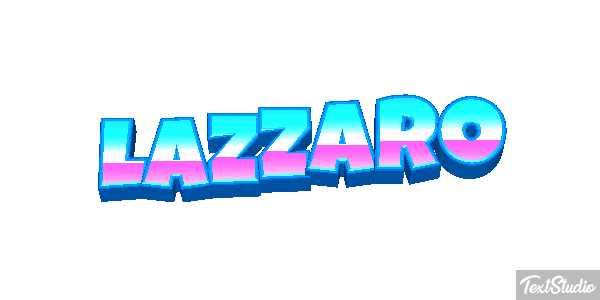 Lazzaro Effetto testo