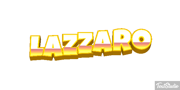 Lazzaro Effetto testo