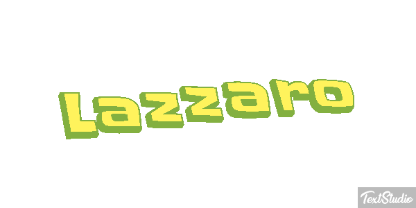 Lazzaro Effetto testo