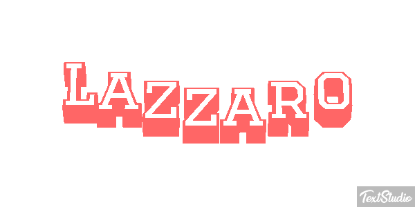 Lazzaro Effetto testo