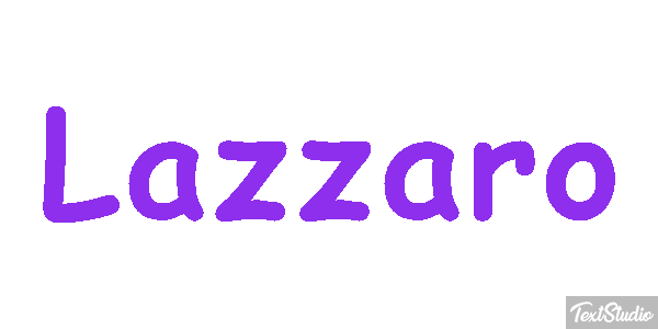 Lazzaro Effetto testo