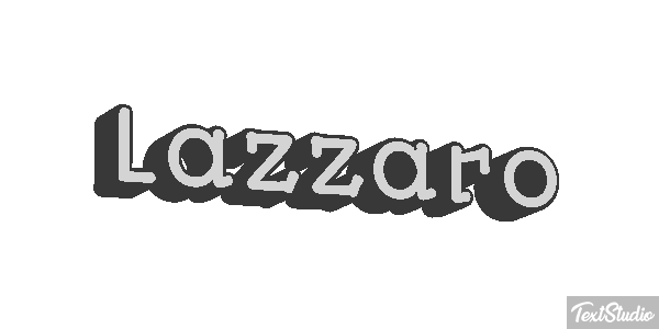 Lazzaro Effetto testo