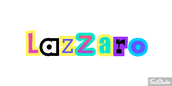 Lazzaro Effetto testo