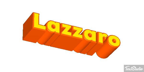 Lazzaro Effetto testo