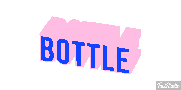 Bottle Texteffekt