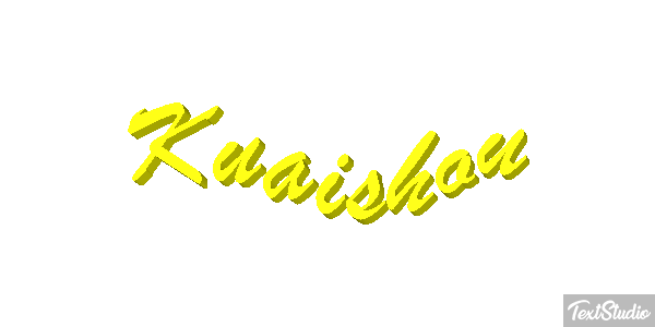 Kuaishou Efecto de texto