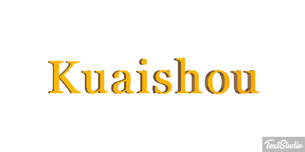 Kuaishou Efecto de texto