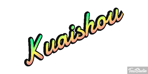 Kuaishou Efecto de texto