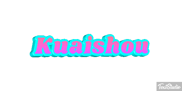 Kuaishou Efecto de texto