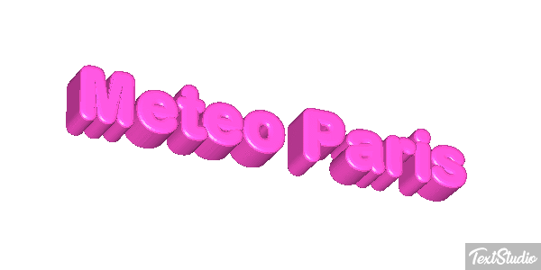 Meteo Paris Efeito do texto