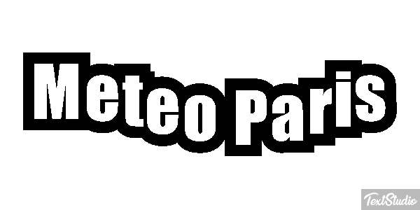 Meteo Paris Efeito do texto