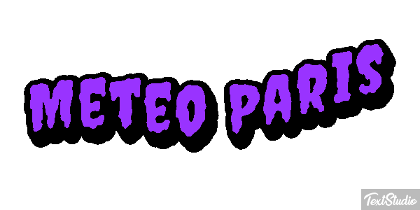 Meteo Paris Efeito do texto