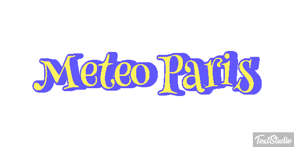 Meteo Paris Efeito do texto