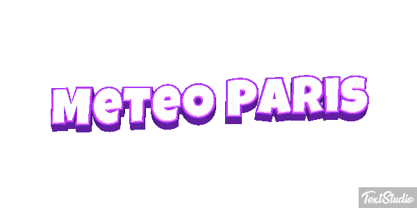 Meteo Paris Efeito do texto