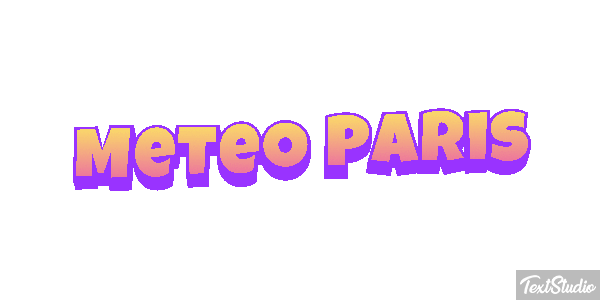 Meteo Paris Efeito do texto