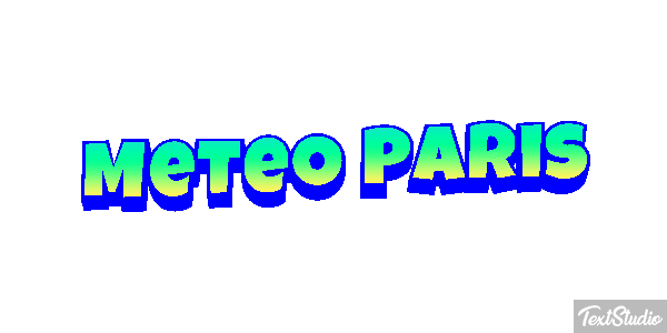 Meteo Paris Efeito do texto