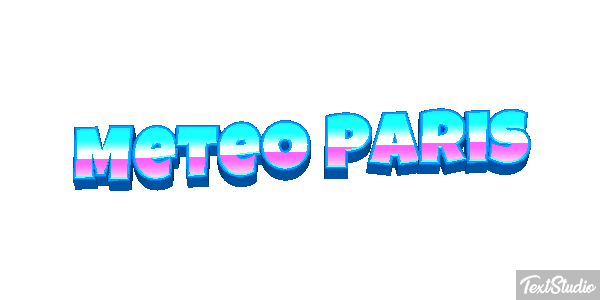 Meteo Paris Efeito do texto