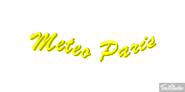 Meteo Paris Efeito do texto