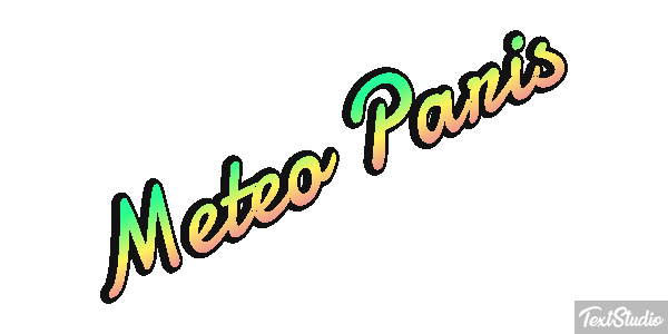 Meteo Paris Efeito do texto