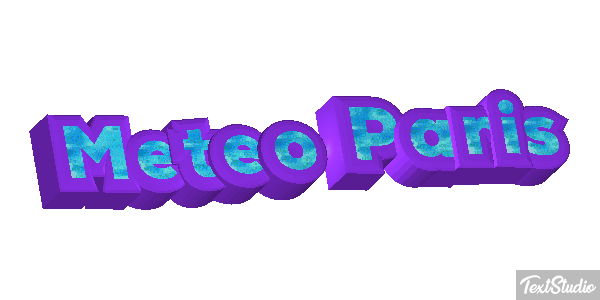 Meteo Paris Efeito do texto